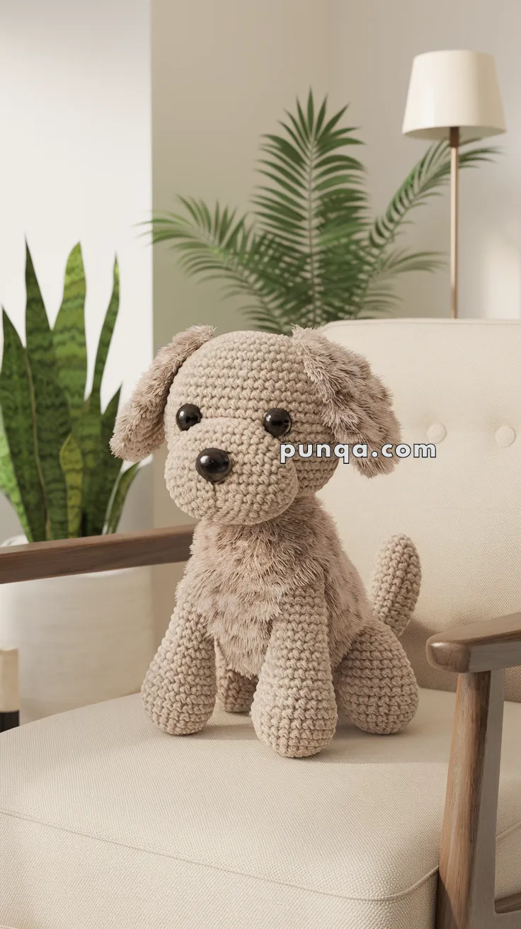 Amigurumi Labrador Puppy – FREE Crochet Pattern