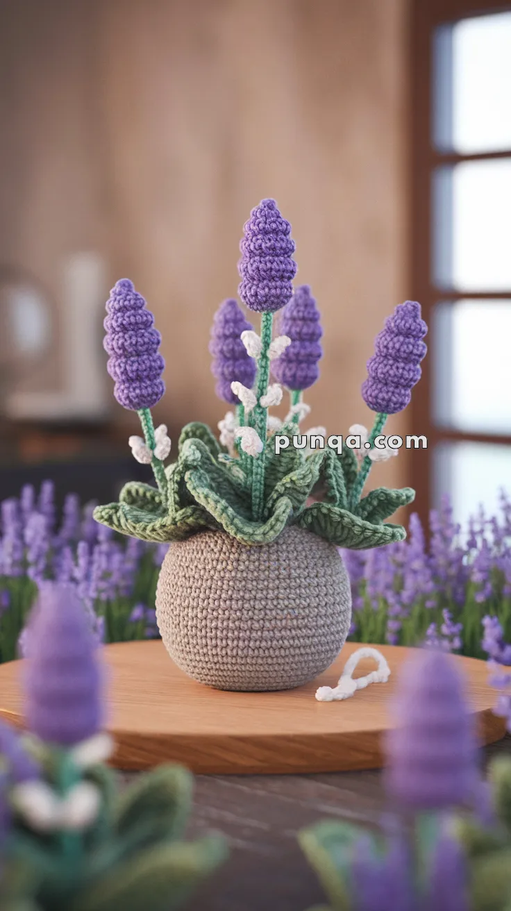 Realistic crochet image for Amigurumi Lavender - FREE Crochet Pattern