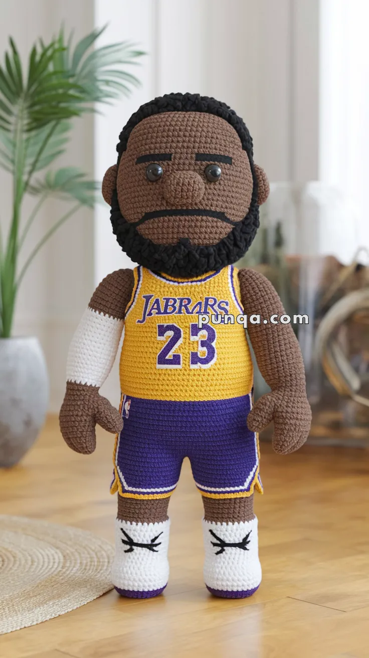 Amigurumi Lebron James – FREE Crochet Pattern