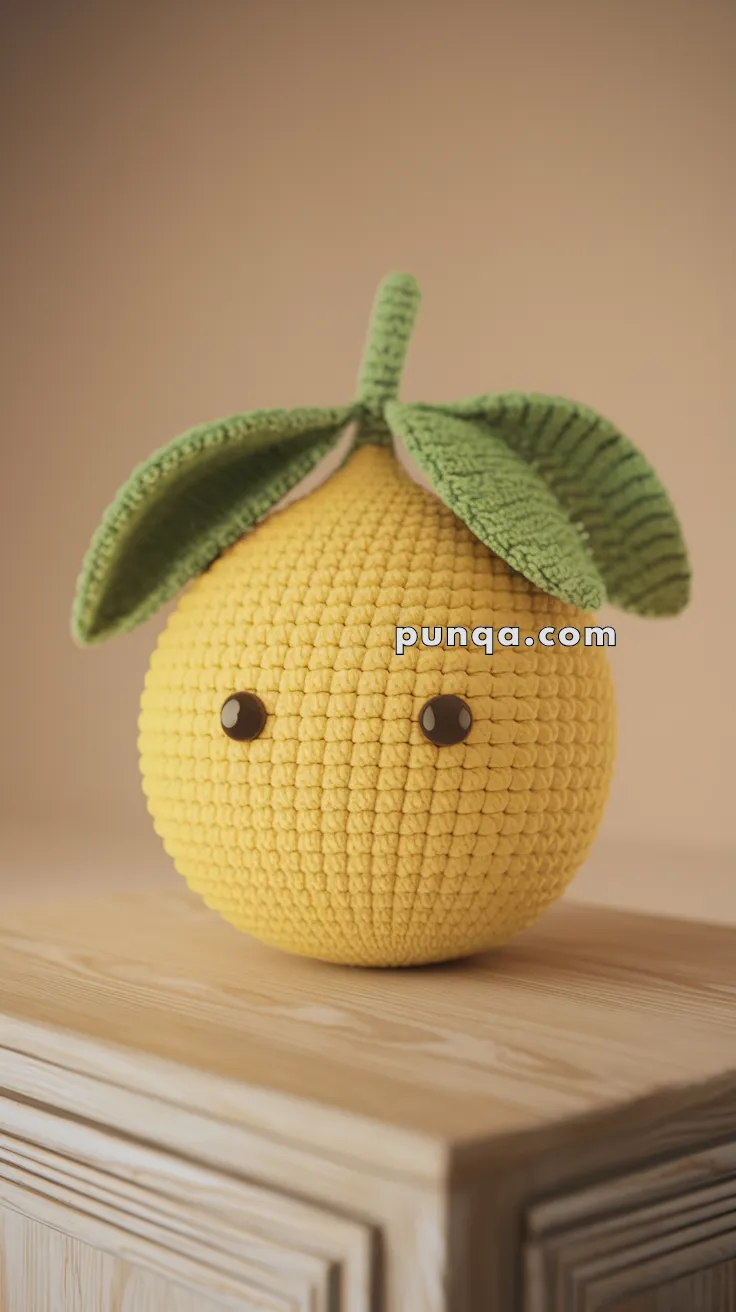 Amigurumi Lemon – FREE Crochet Pattern