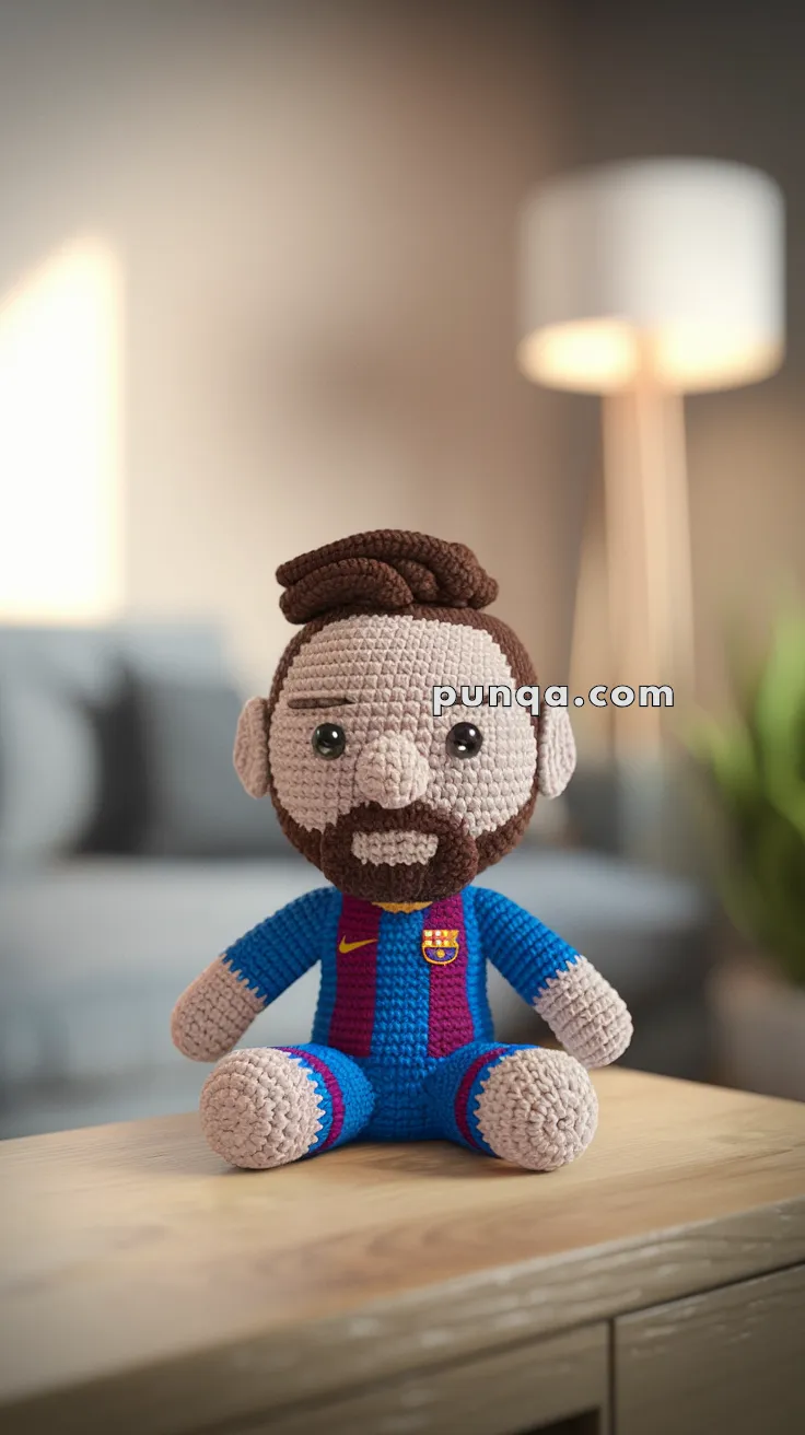 Amigurumi Lionel Messi – FREE Crochet Pattern