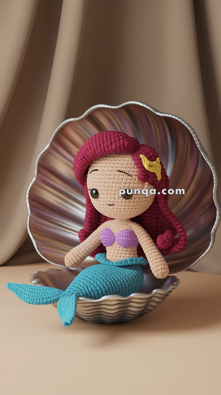 Amigurumi Little Mermaid – FREE Crochet Pattern