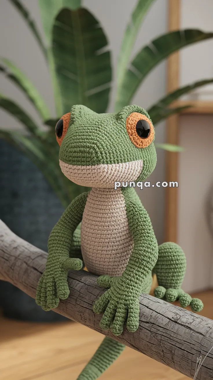 Amigurumi Lizard – FREE Crochet Pattern