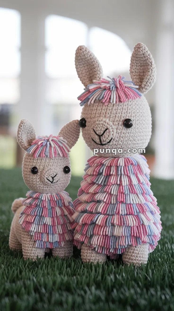 Amigurumi Llama With Cria – FREE Crochet Pattern