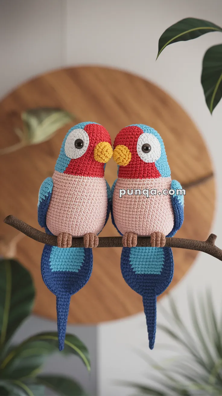 Amigurumi Lovebirds – FREE Crochet Pattern