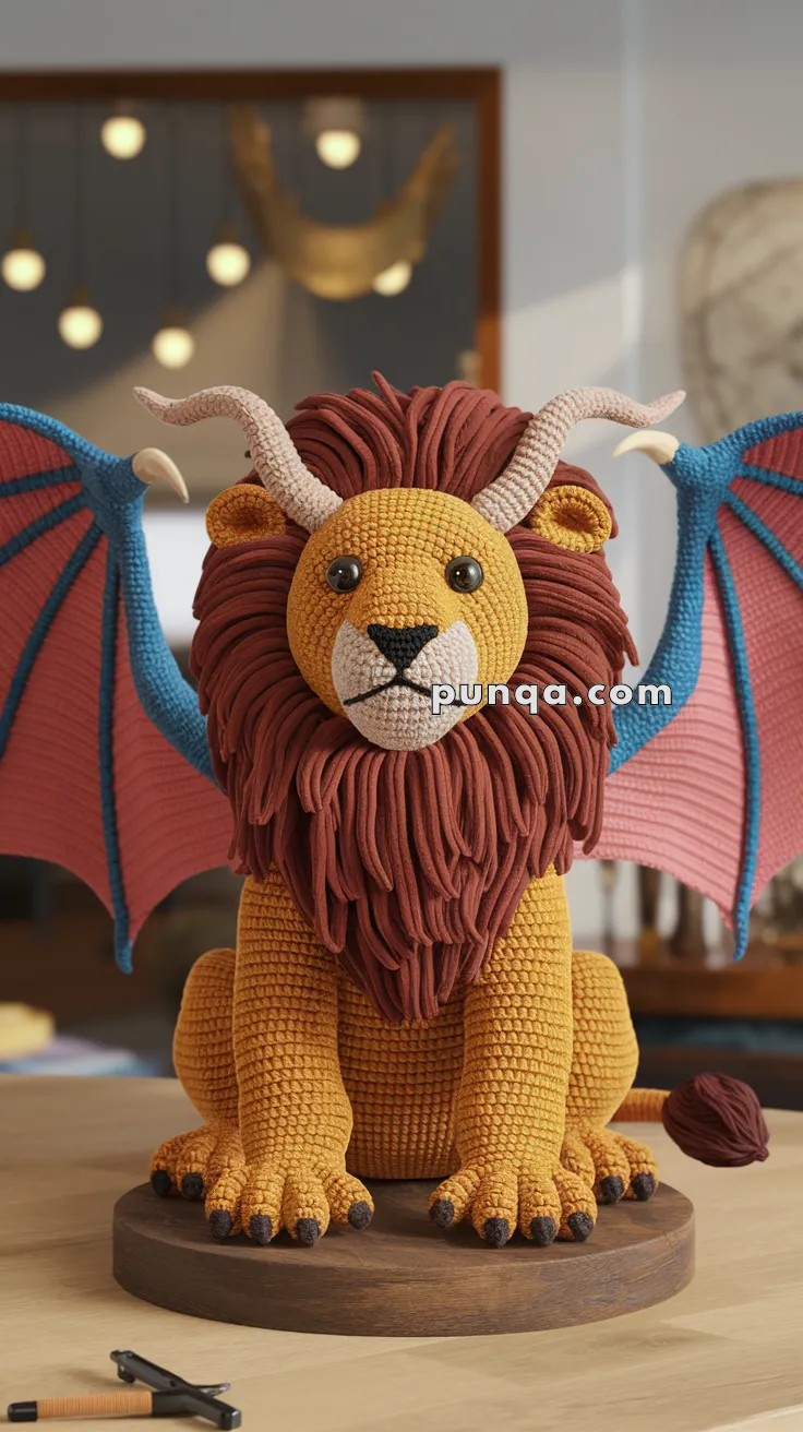 Amigurumi Manticore – FREE Crochet Pattern