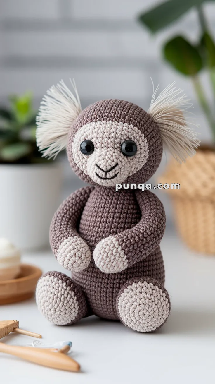 Amigurumi Marmoset – FREE Crochet Pattern