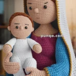 Amigurumi Mary And Baby Jesus – FREE Crochet Pattern