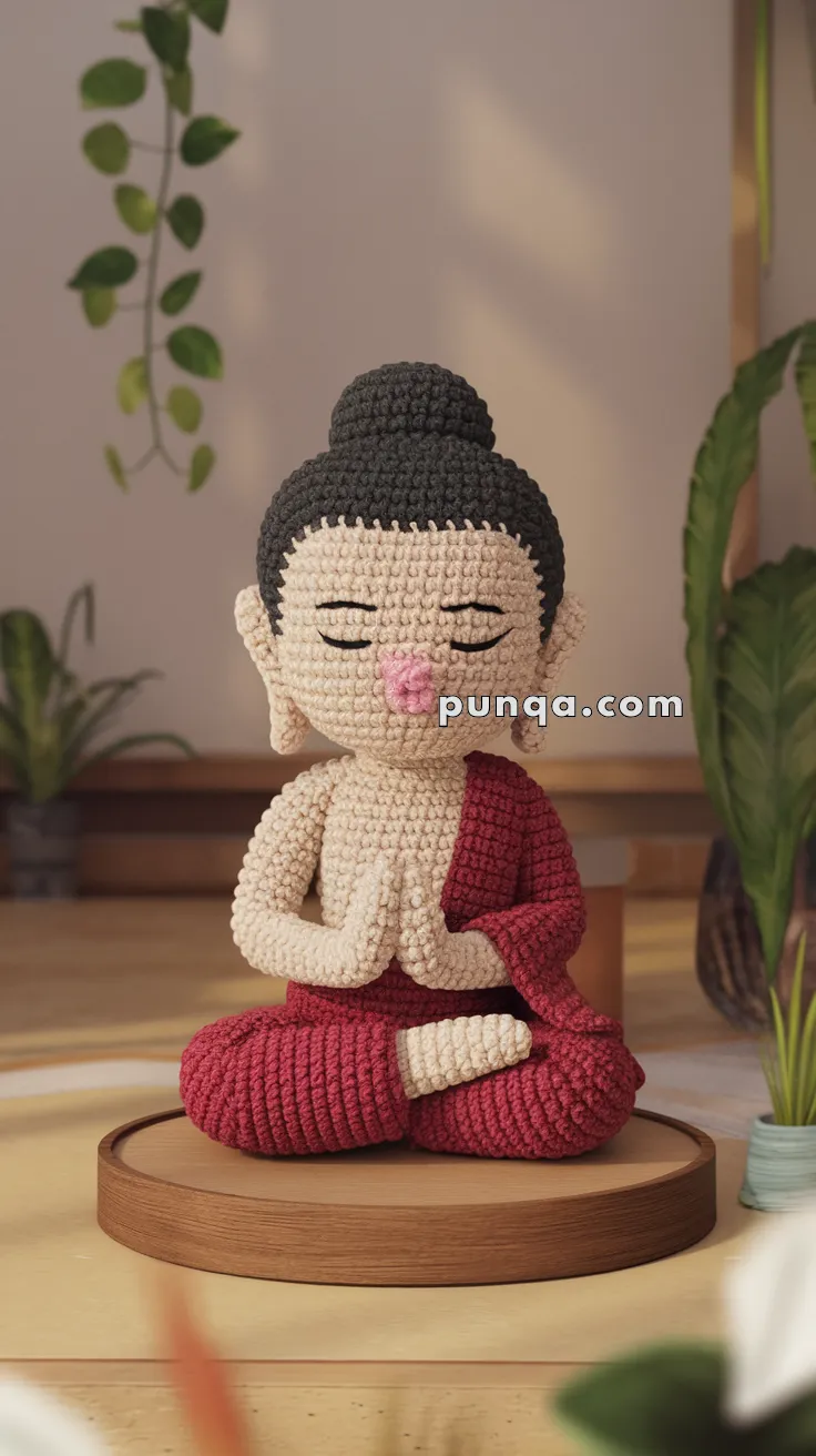 Amigurumi Meditating Buddha – FREE Crochet Pattern