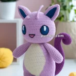 Amigurumi Mewtwo – FREE Crochet Pattern