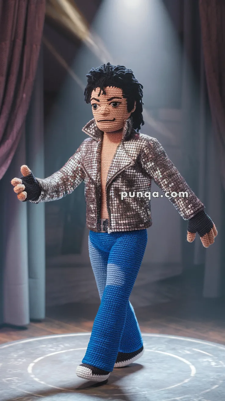 Amigurumi Michael Jackson – FREE Crochet Pattern