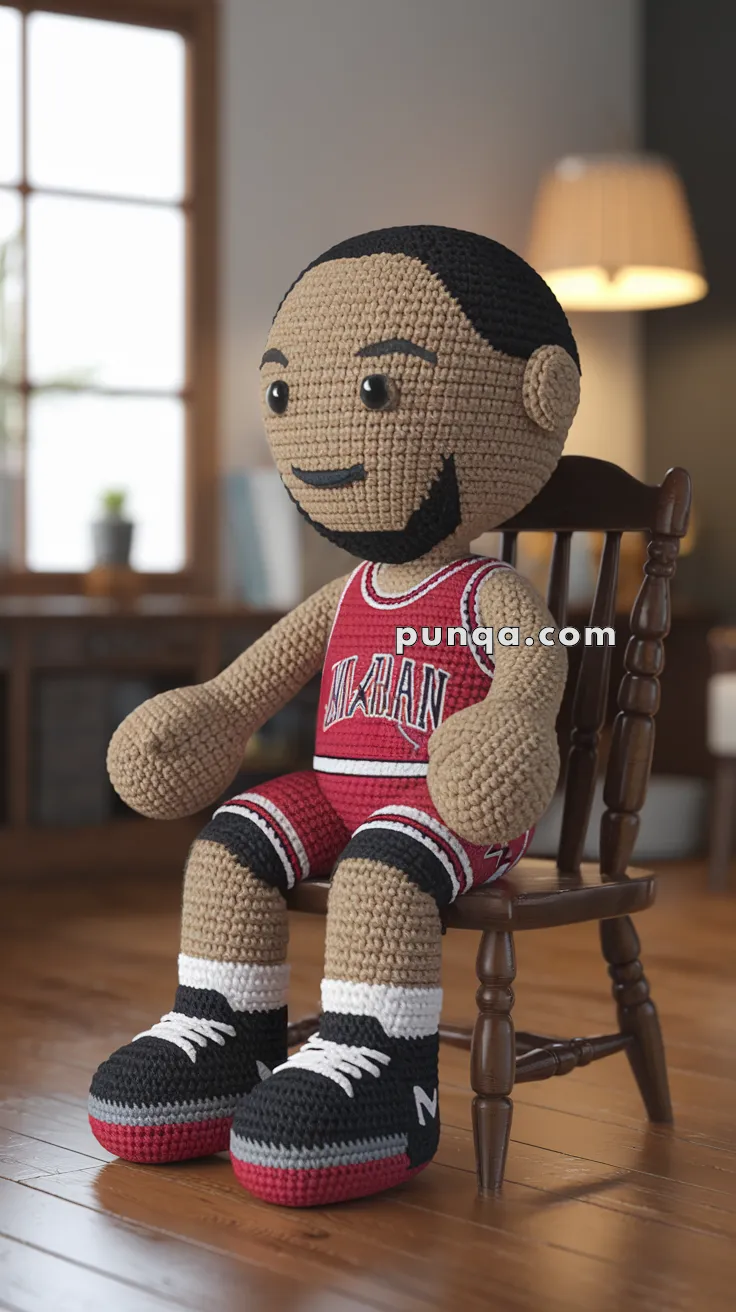 Amigurumi Michael Jordan – FREE Crochet Pattern