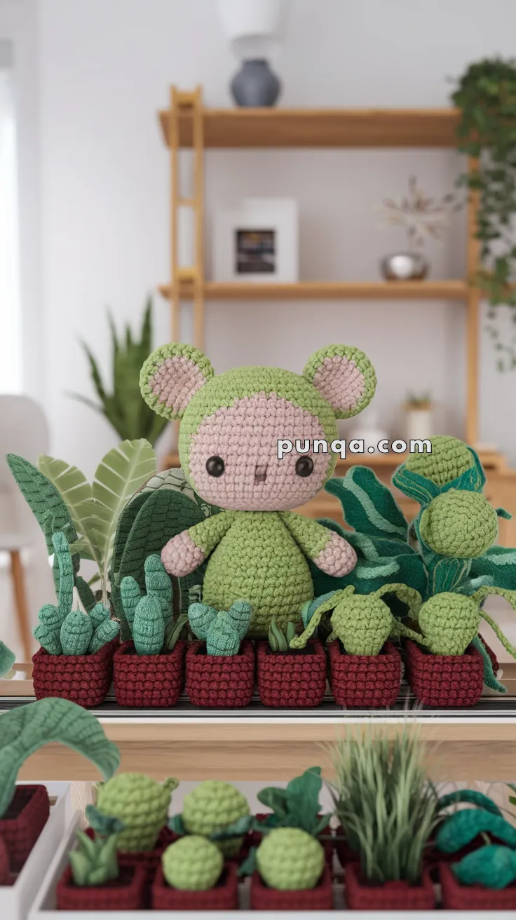 Amigurumi Mini Indoor Garden – FREE Crochet Pattern