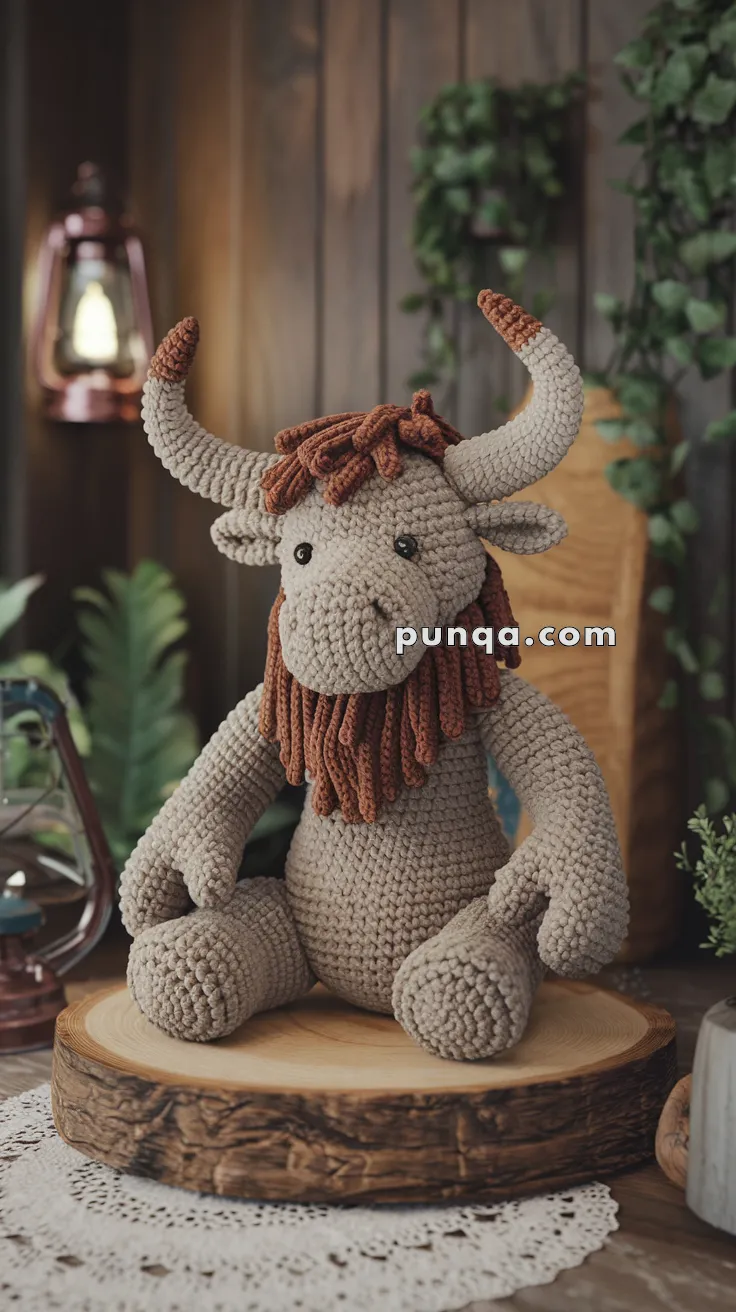 Amigurumi Minotaur – FREE Crochet Pattern