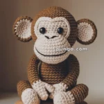 Amigurumi Monkey Fridge Magnet – FREE Crochet Pattern