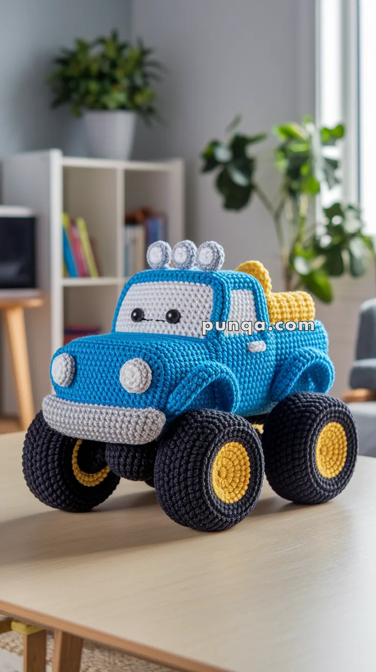 Amigurumi Max The Monster Truck – FREE Crochet Pattern