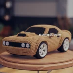 Amigurumi Muscle Car – FREE Crochet Pattern