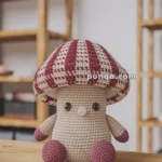 Amigurumi Mushroom Fridge Magnet – FREE Crochet Pattern