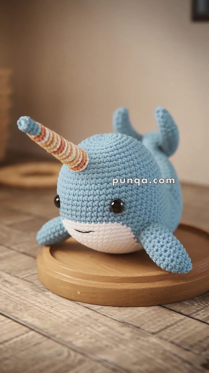 Amigurumi Narwhal – FREE Crochet Pattern