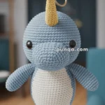 Amigurumi Narwhal Keychain – FREE Crochet Pattern