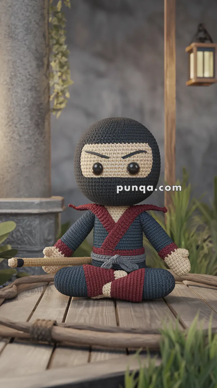 Amigurumi Ninja Doll – FREE Crochet Pattern