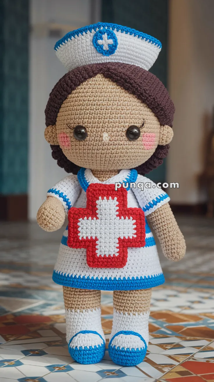 Amigurumi Nurse Doll – FREE Crochet Pattern