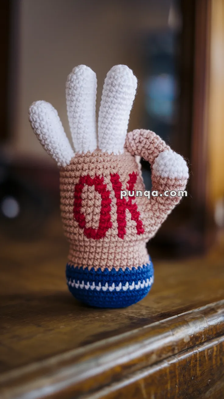 Amigurumi OK Hand Sign – FREE Crochet Pattern