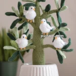 Amigurumi Olive Tree With Mini Doves – FREE Crochet Pattern