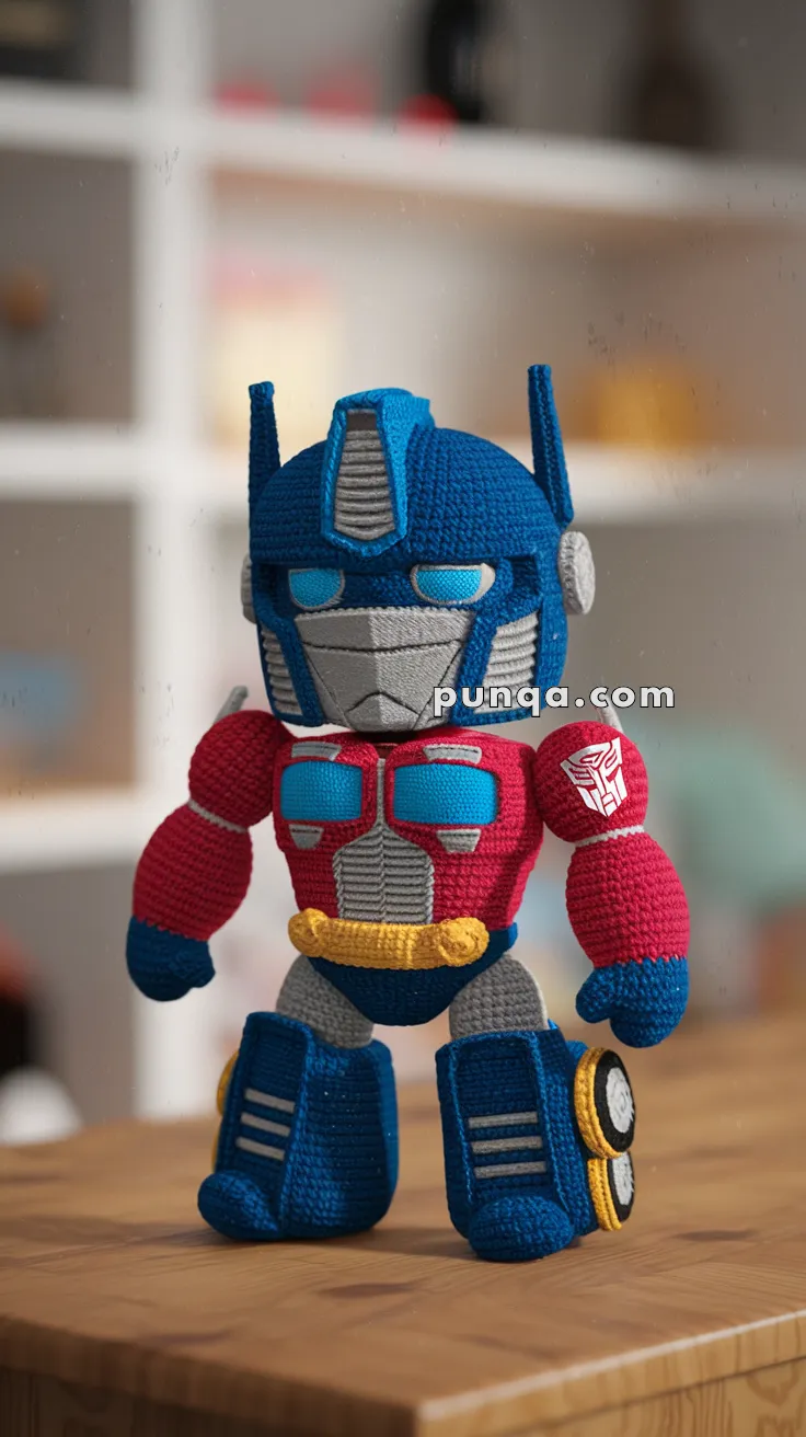 Amigurumi Optimus Prime – FREE Crochet Pattern
