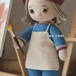 Amigurumi Painter Doll – FREE Crochet Pattern