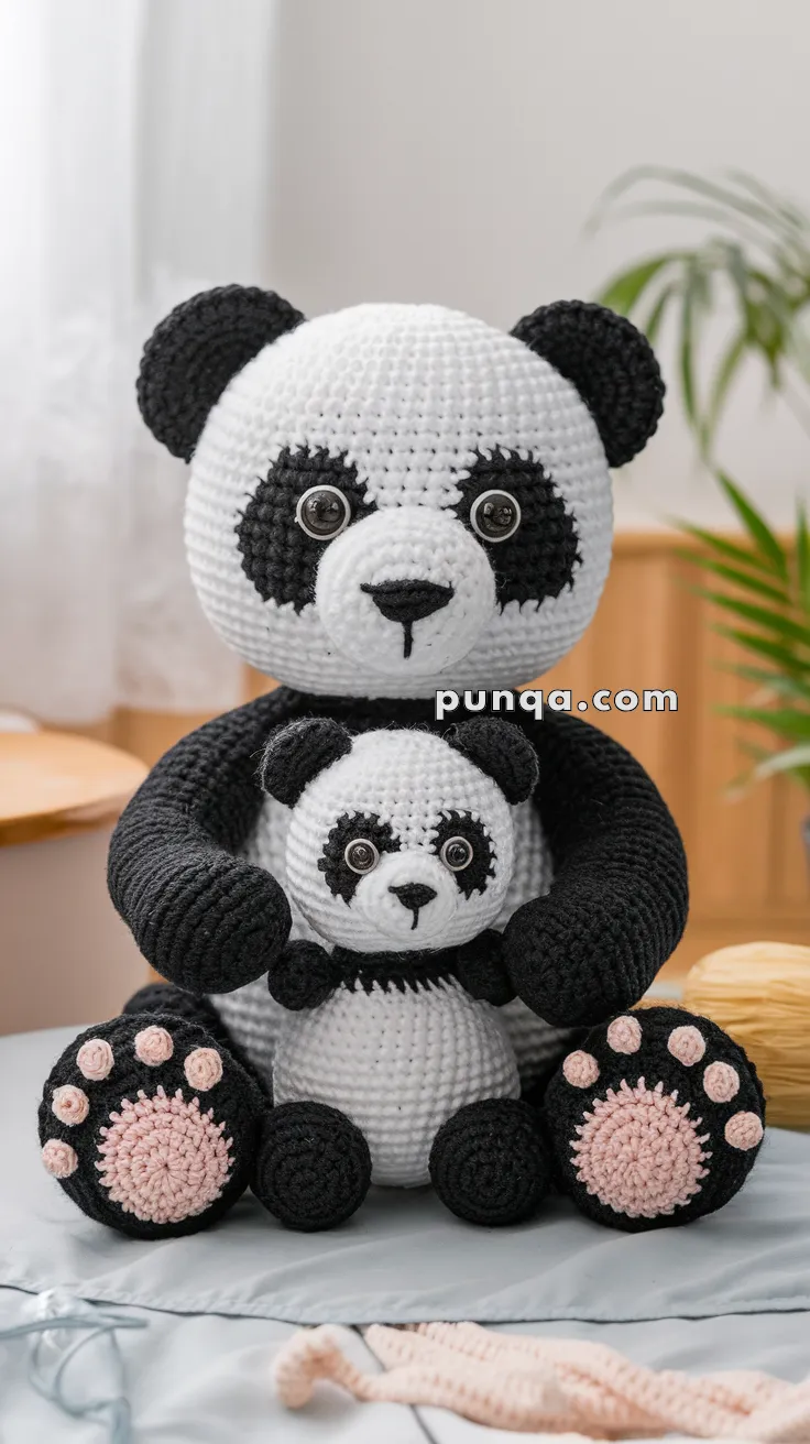 Amigurumi Panda With Cub – FREE Crochet Pattern