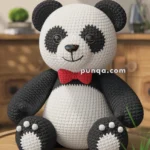Amigurumi Panda With Red Bow Tie – FREE Crochet Pattern