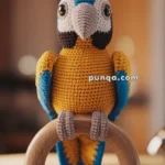 Amigurumi Parrot Keychain – FREE Crochet Pattern