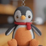 Amigurumi Penguin Keychain – FREE Crochet Pattern
