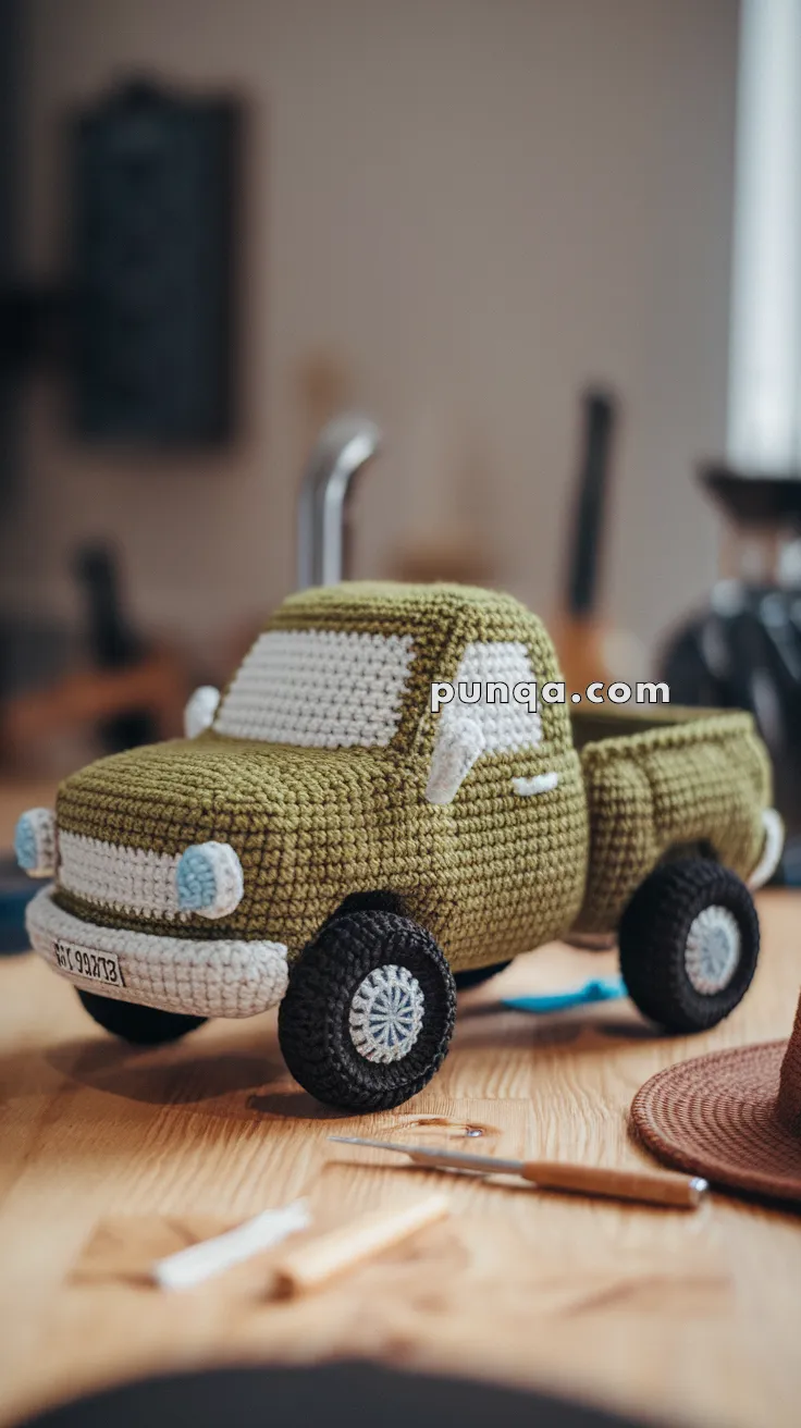 Amigurumi Pickup Truck – FREE Crochet Pattern