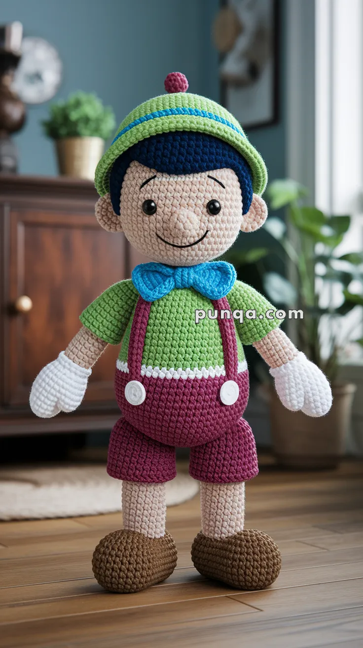 Amigurumi Pinocchio – FREE Crochet Pattern