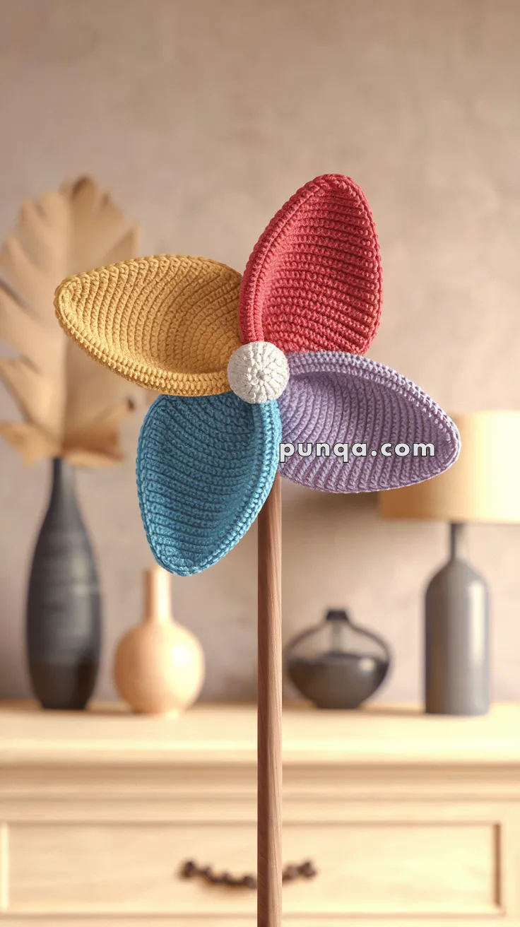 Amigurumi Pinwheel – FREE Crochet Pattern