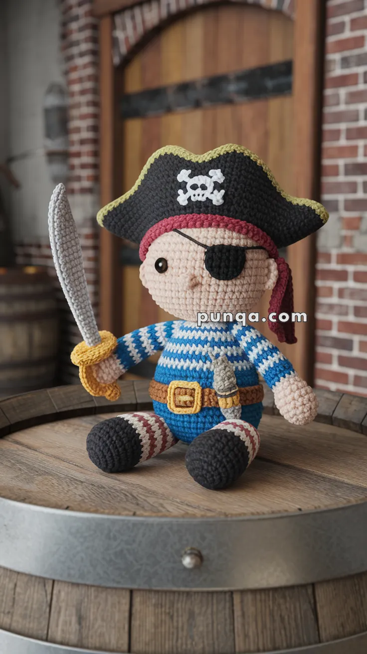 Amigurumi Pirate Doll – FREE Crochet Pattern