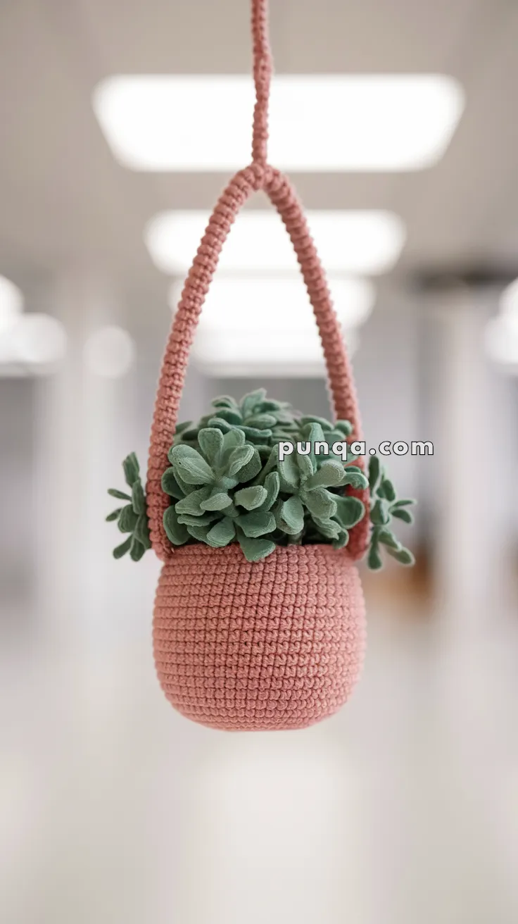 Amigurumi Plant Hanger – FREE Crochet Pattern