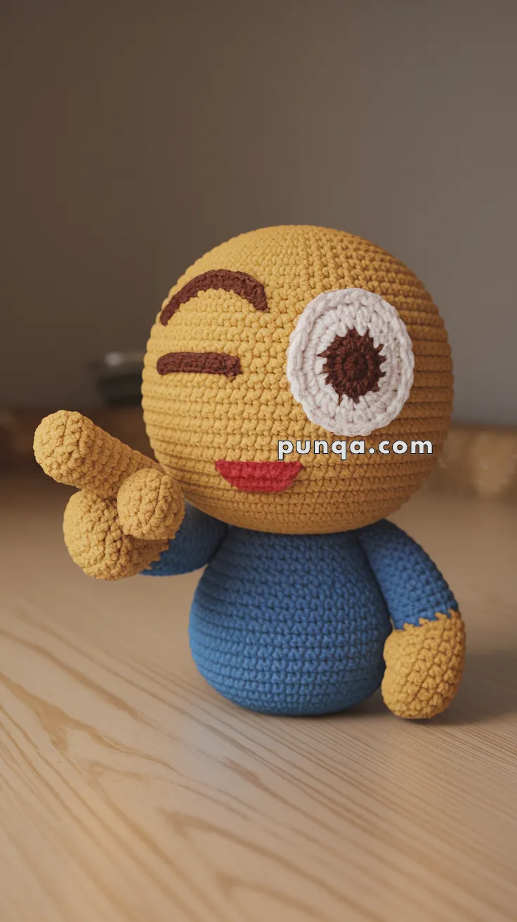 Amigurumi Pointing Finger Emoji – FREE Crochet Pattern
