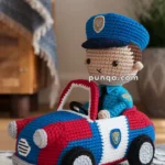 Amigurumi Police Car – FREE Crochet Pattern