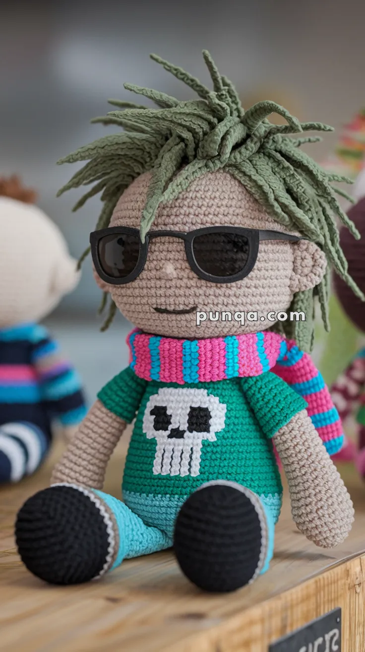 Amigurumi Punk Doll – FREE Crochet Pattern
