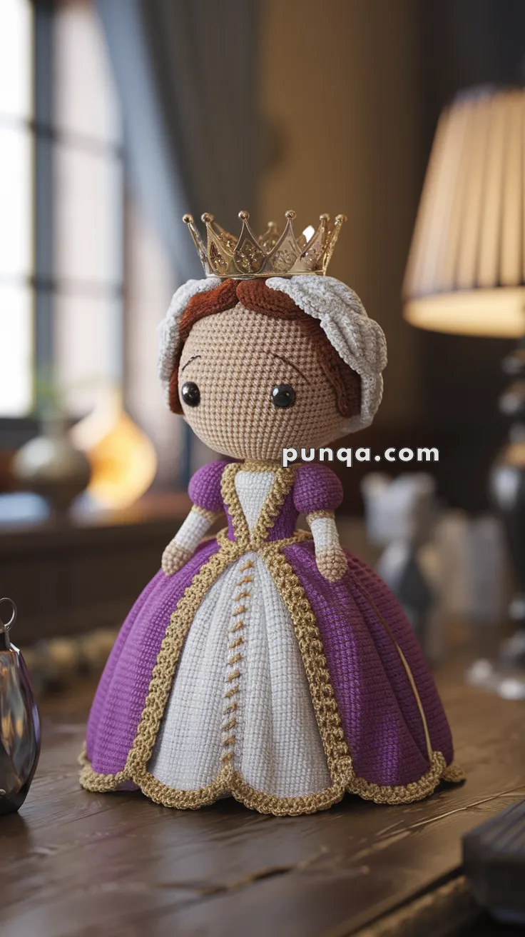 Amigurumi Queen Victoria – FREE Crochet Pattern