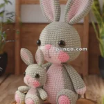 Amigurumi Rabbit With Bunny – FREE Crochet Pattern