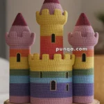 Amigurumi Rainbow Castle – FREE Crochet Pattern