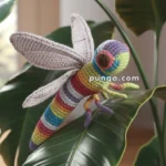 Amigurumi Rainbow Dragonfly – FREE Crochet Pattern