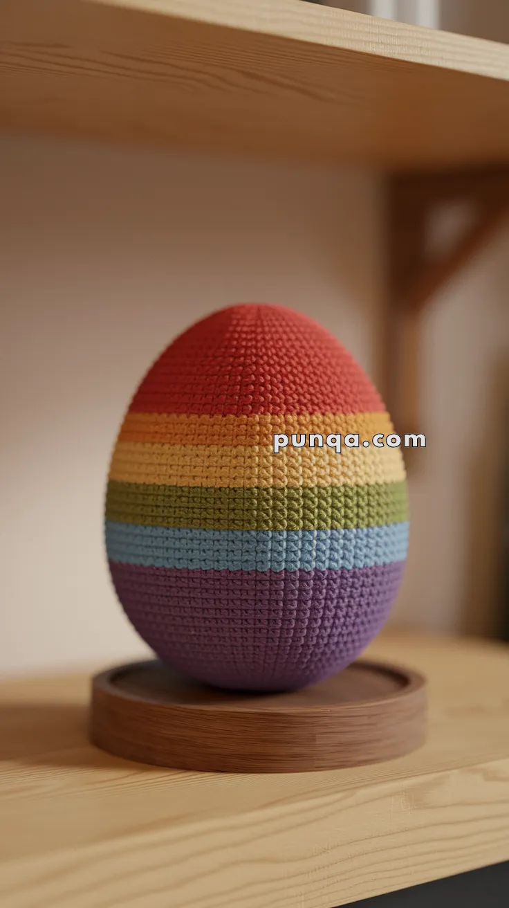 Amigurumi Rainbow Egg – FREE Crochet Pattern