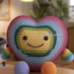 Amigurumi Rainbow Heart – FREE Crochet Pattern