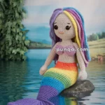 Amigurumi Rainbow Mermaid – FREE Crochet Pattern
