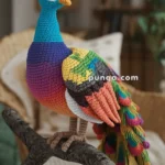 Amigurumi Rainbow Peacock – FREE Crochet Pattern